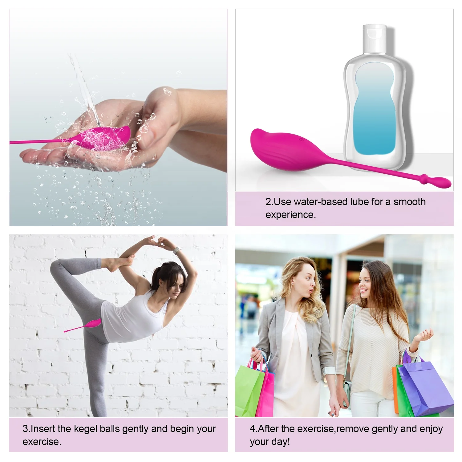 Yetrun 10 Speeds  Waterproof USB Rechargeable Wireless Remote Control Vibration Mini Anal Jump Love Eggs Vibrator