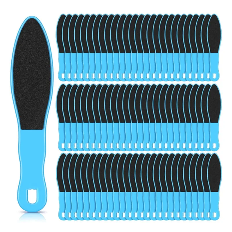 Custom Sandpaper Foot File Double Sided Coarse RASP Feet Scrubber Spa Pedicure Care Tools Callus Remover for Dry and Wet