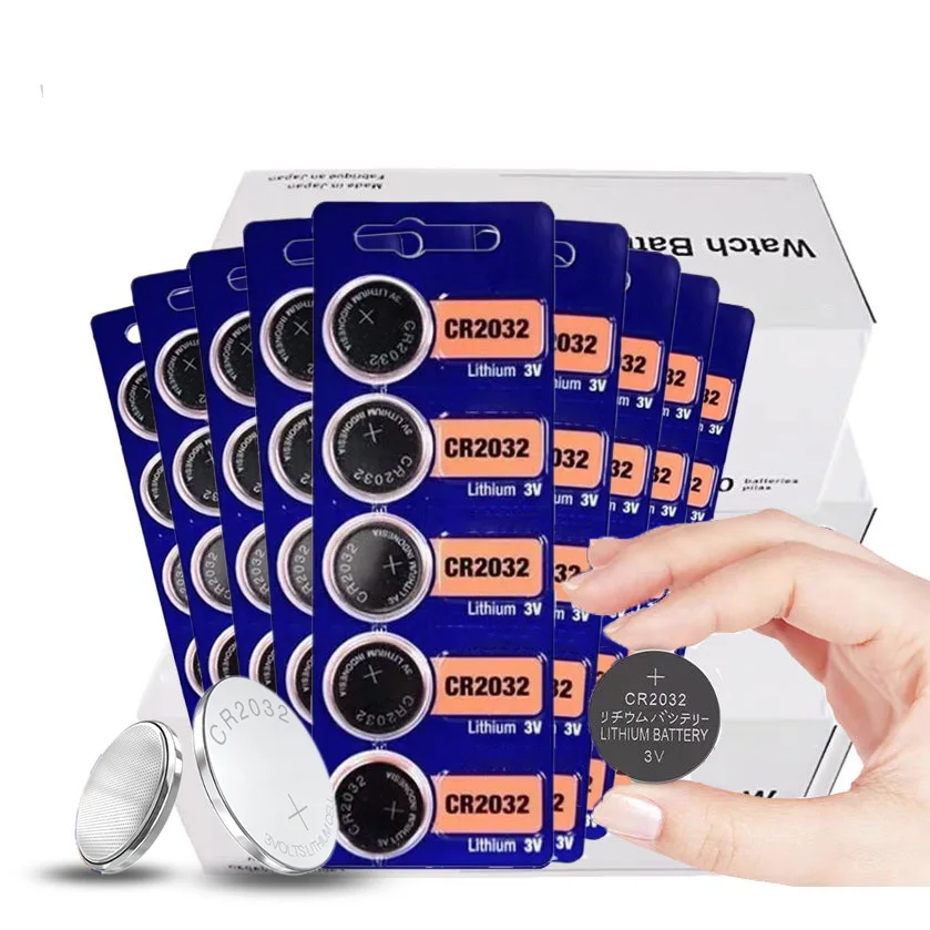 CR2032 Coin Batteries Lithium 3v High Quality Button Battery Cr2025 Primary Batteries