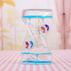 New creative home liquid hourglass decorative ornaments desktop gift wholesale