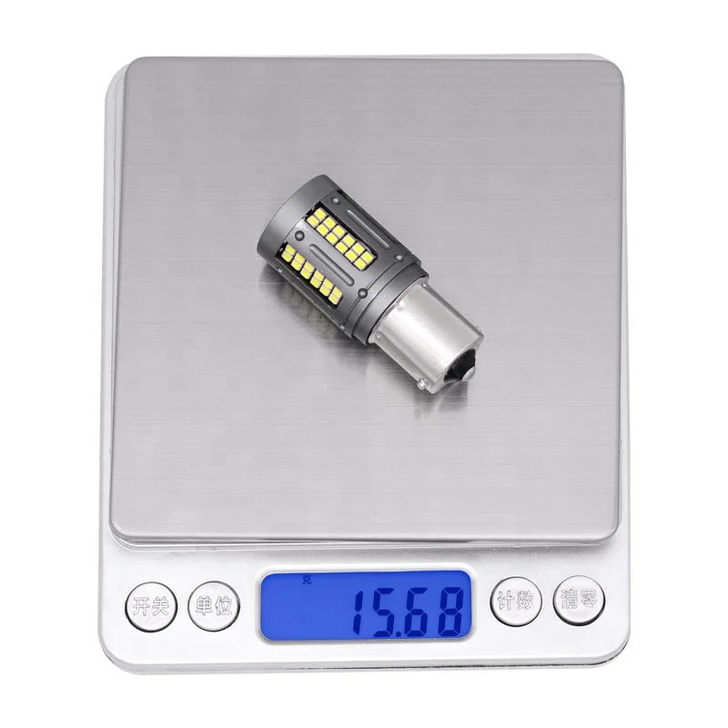 Светодиодная лампа BA15S P21W 2016 84SMD BAU15S PY21W CANBUS для сигналов поворота тормозной сигнал 1156 светодиодная