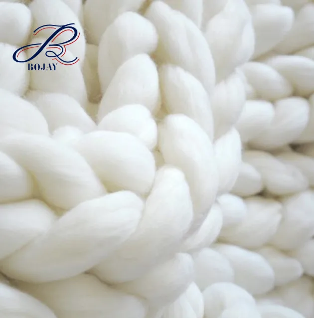 Wholesale Super Chunky Giant Acrylic Wool Like Yarn Hand Knitting Yarn for Blankets
