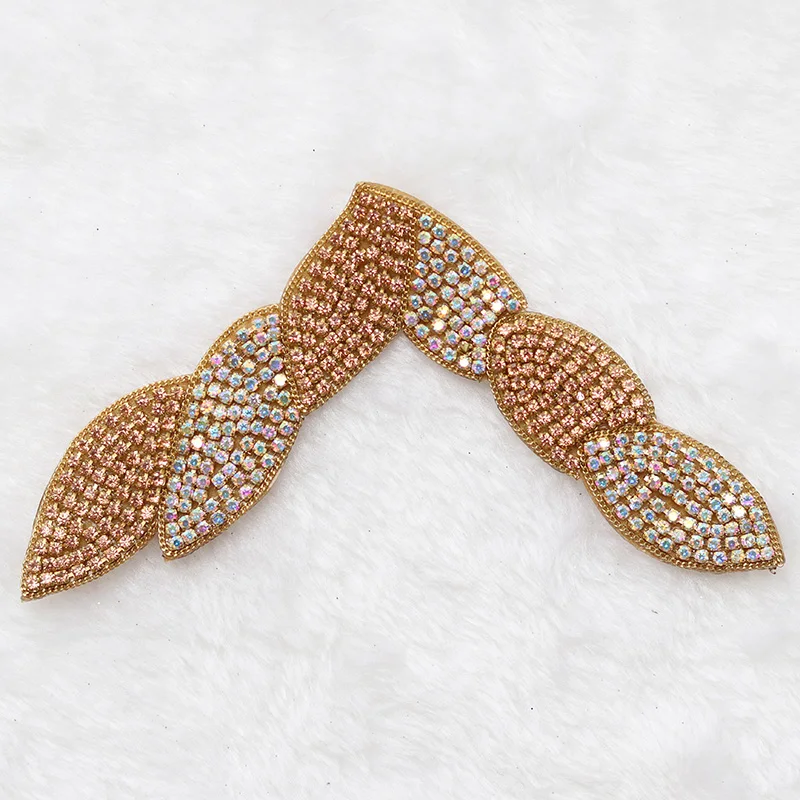 wholesale glass rhinestones glue shoe accessories sandal flip flops decorations