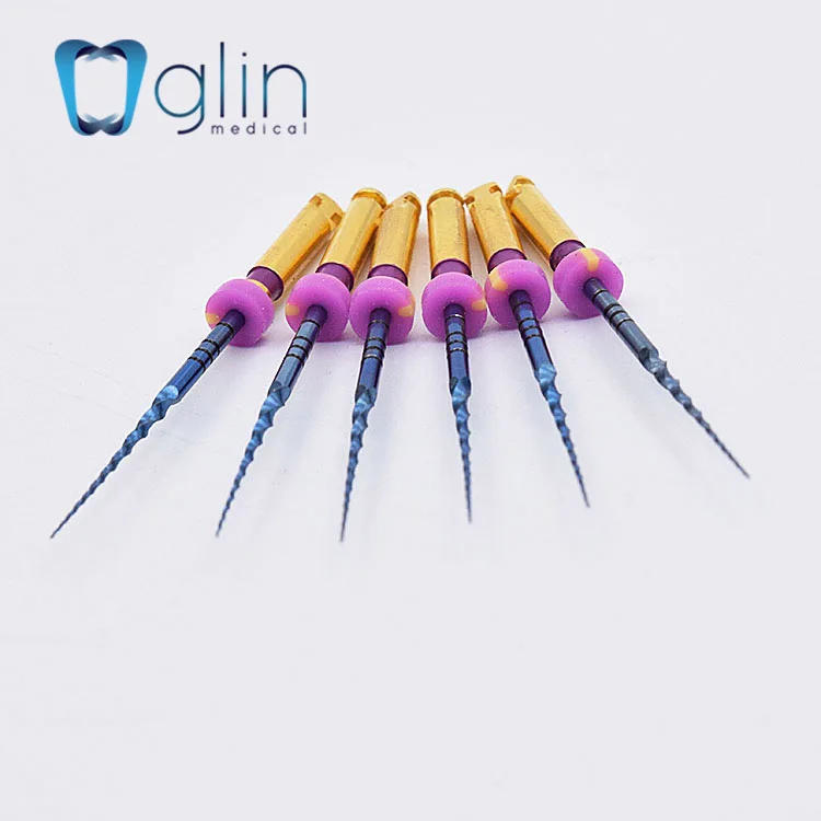 Dental Factory Direct Wholesale Blue Heat Activation Rotary Files 25mm S1