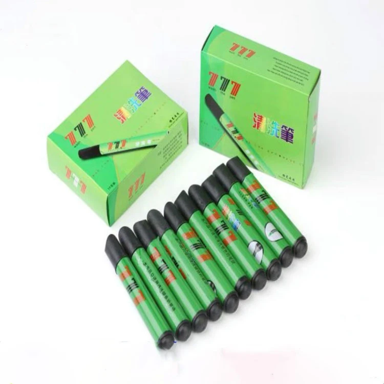 Топ Мода Чистый ручка для перемещения серебряные чернила на кожа наилучшего способа для очистки кожи