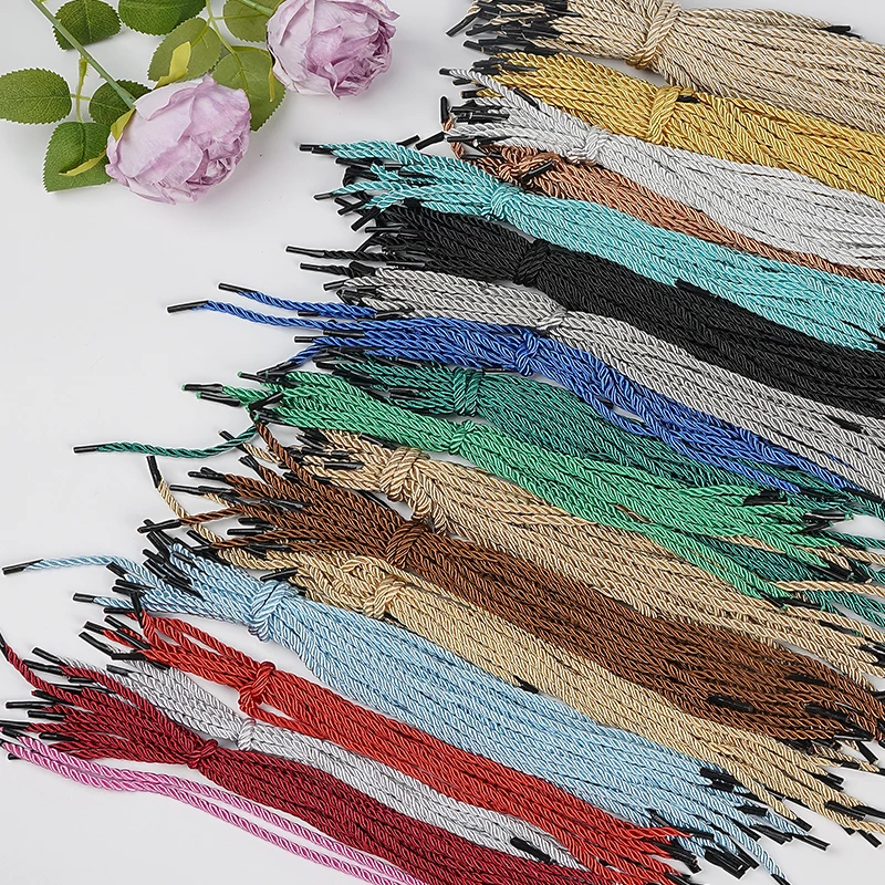 handle rope braided cotton bag handle rope three strand rope