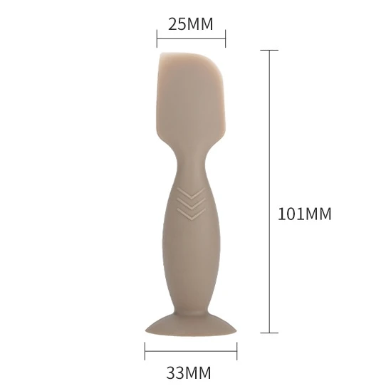 Baby Diaper Cream With Suction Cup Base Spatula Applicator Soft Silicone Butt Paste Spatula Diaper Cream Brush