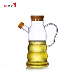 Высококачественный диспенсер для масла для кухни, 30 унций, 900 мл, декоративная стеклянная бутылка для оливкового масла