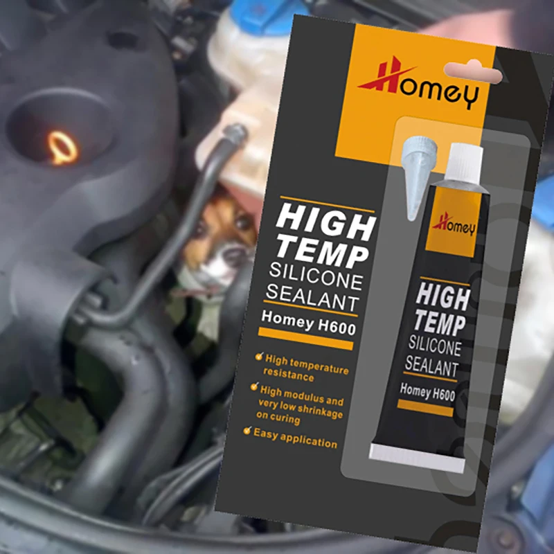 Homey Good quality high temp advanced red grey RTV neutral silicone sealant