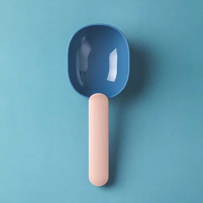 1 Cup Capacity Portable Multi-Function Food Shovel Scoop Small Plastic Measuring Spoon for Pets for Dogs and Cats