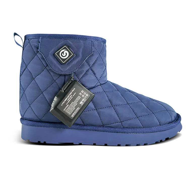 Зимняя популярная Уличная обувь с подогревом, женские водонепроницаемые теплые ботинки с электронным обогревом и перезаряжаемой батареей