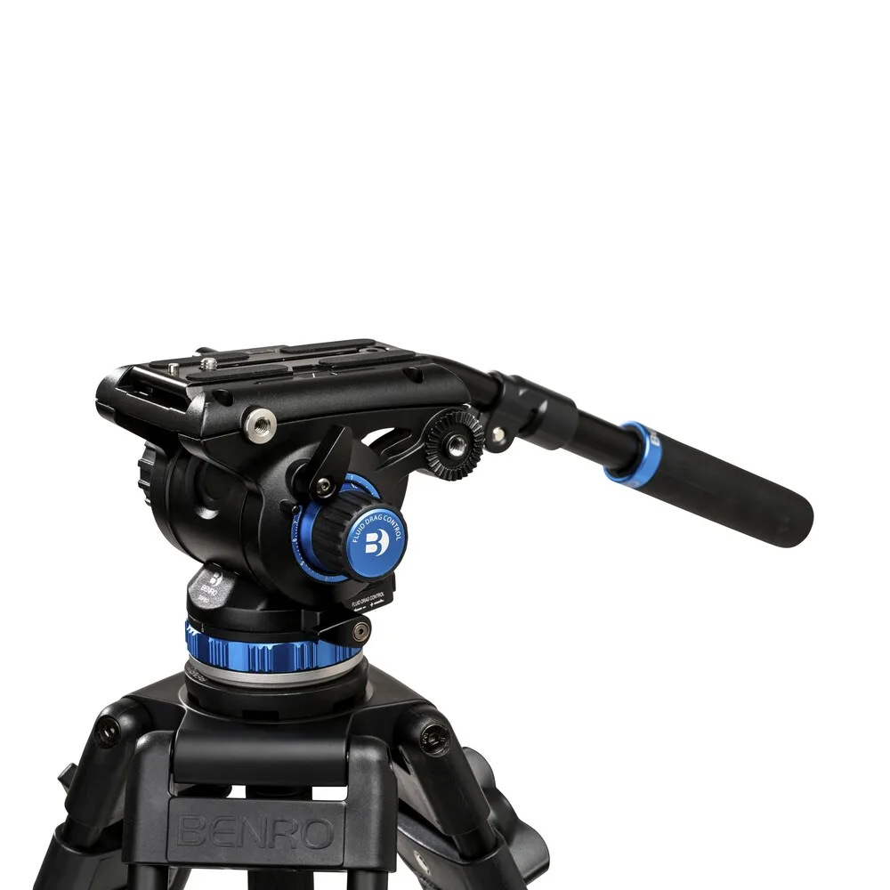 Free Shipping Benro S6PRO Fluid Tripod 65mm Moving Video Head for Slider Monopod DSLR Camera Shooting Video