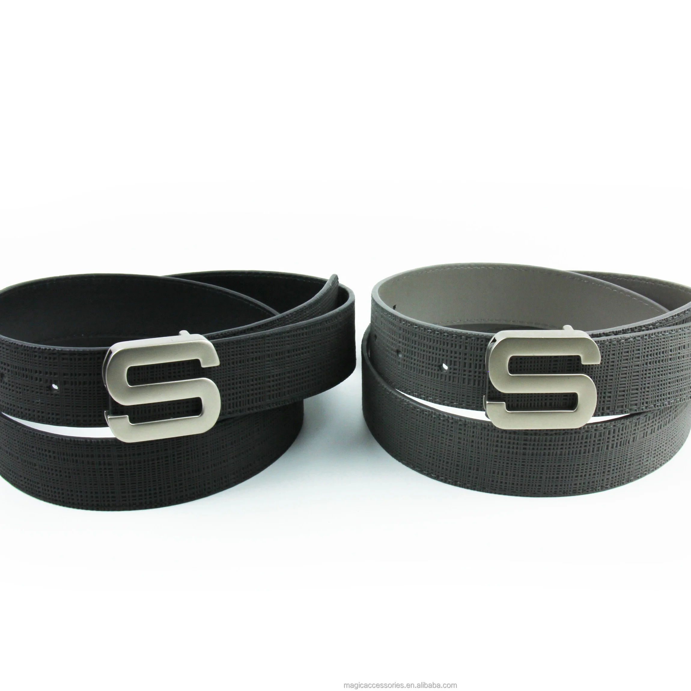 Professional manufacture custom durable top grain genuine leather belts