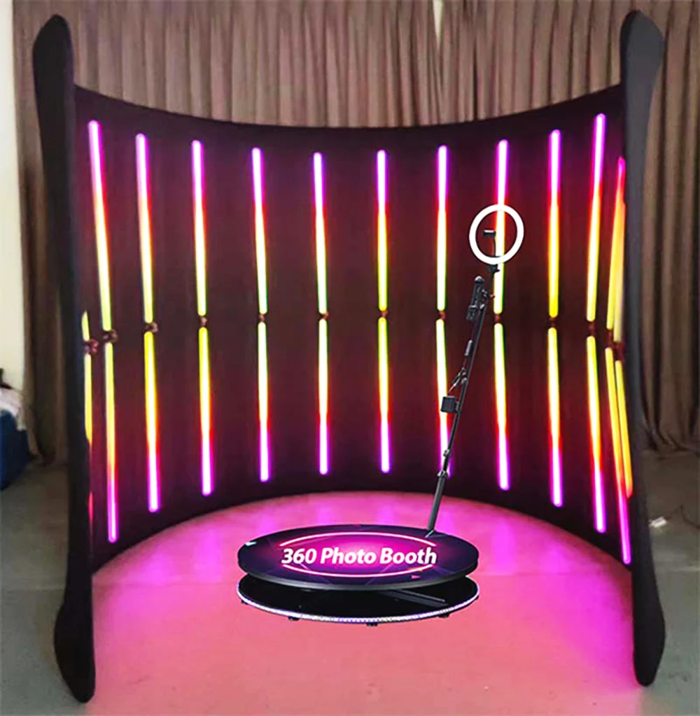 360 фотобудка 6 человек селфи видео Бесплатные аксессуары 4 -6
