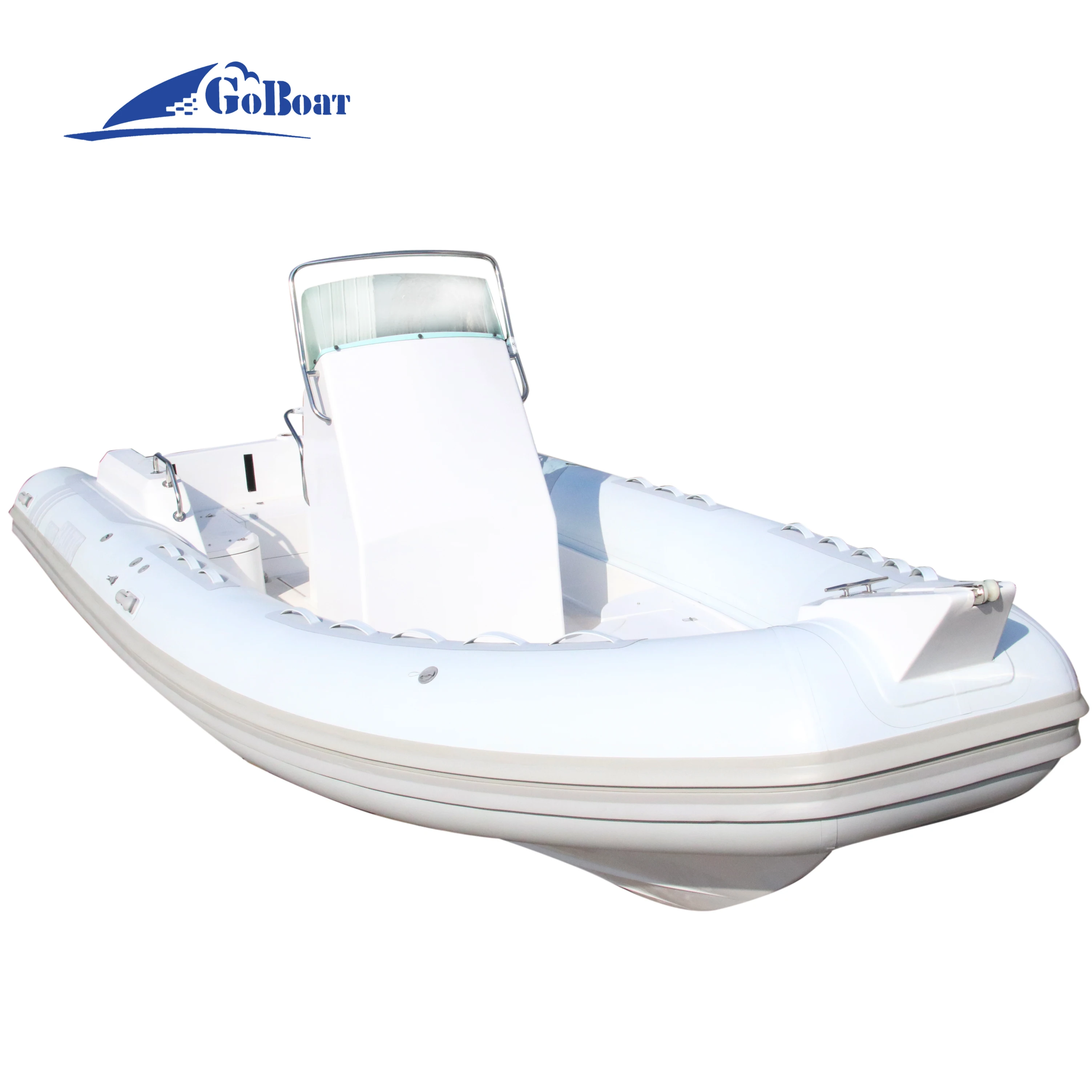 
CE Goethe Small Fiberglass Hull Inflatable Fishing RIB Boat Sale 