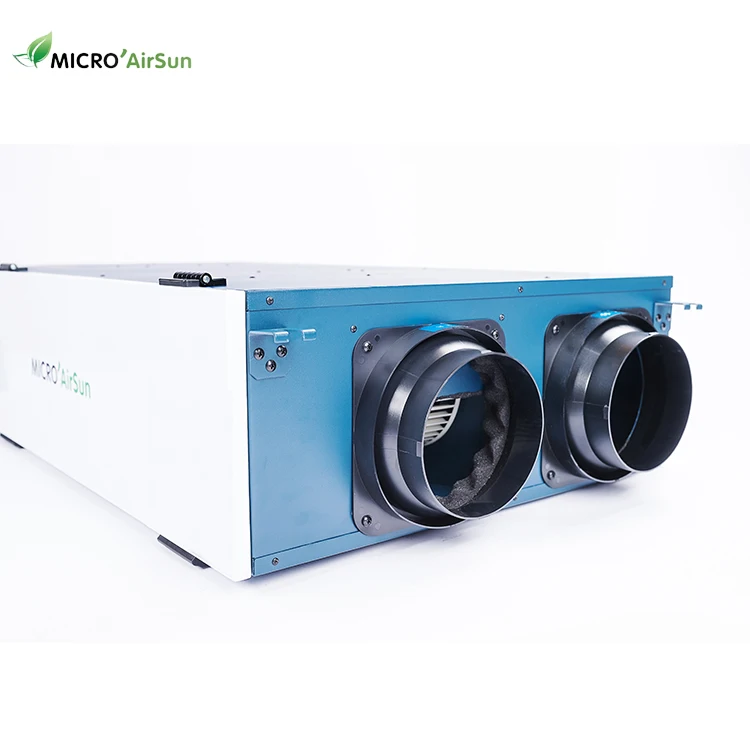 250 m3/h DC latent heat exchange ventilation system with ERV core