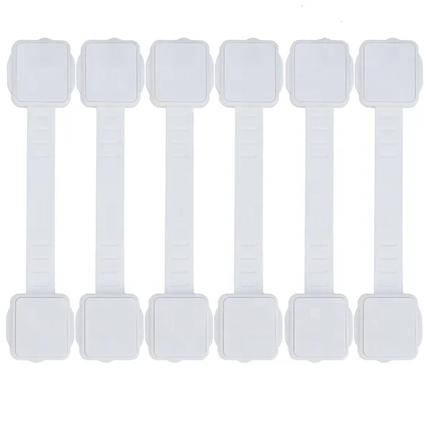 Amazon бестселлер: блокираторы дверей шкафов, ящиков, духовок, унитазов, холодильников, регулируемый ремень, 3 м, клейкие защелки