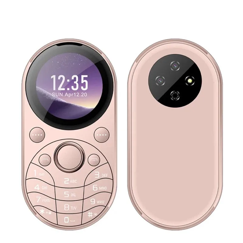 Hot i15 mini Oval Metal Small Mobile Phone Dual SIM GSM 1.39' Screen Speed Dial Magic Voice Blacklist Vibration FM Cellphone