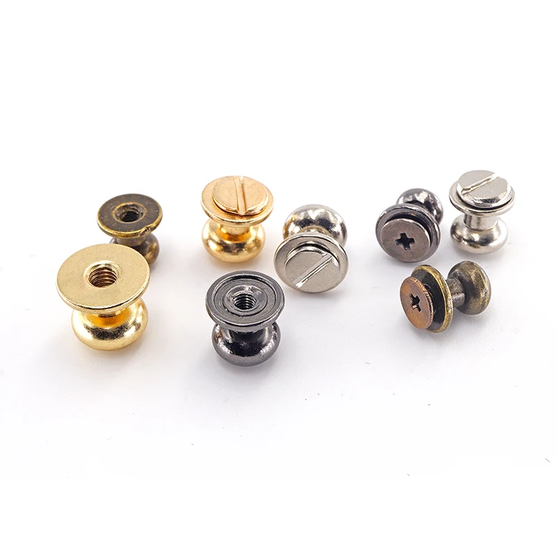 Stainless Steel Binding Post Slotted Brass Copper Nipple Head pozi chicago screw