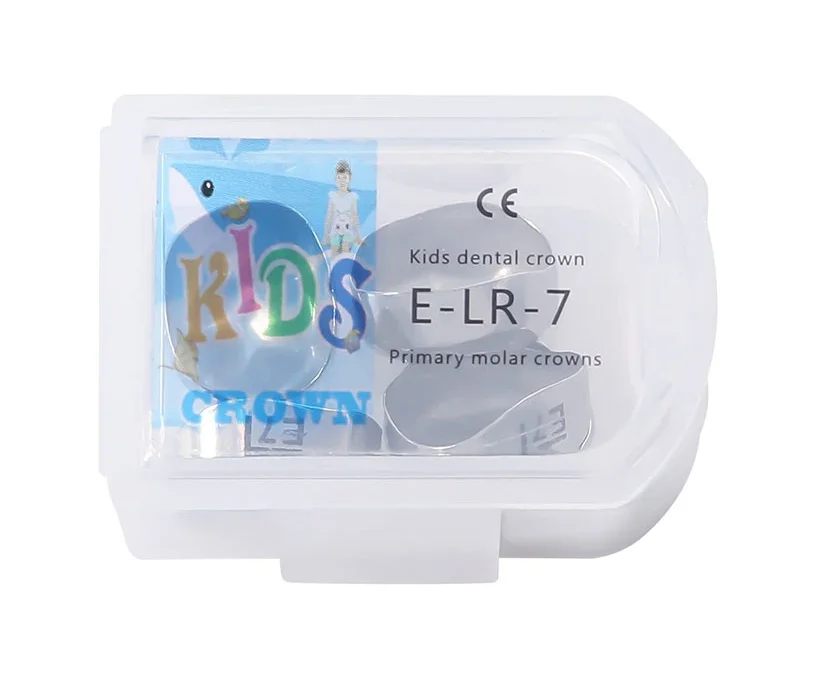 Dental Orthodontic Materials Kids Stainless Steel 5pcs/Box Upper Left Crown for Children