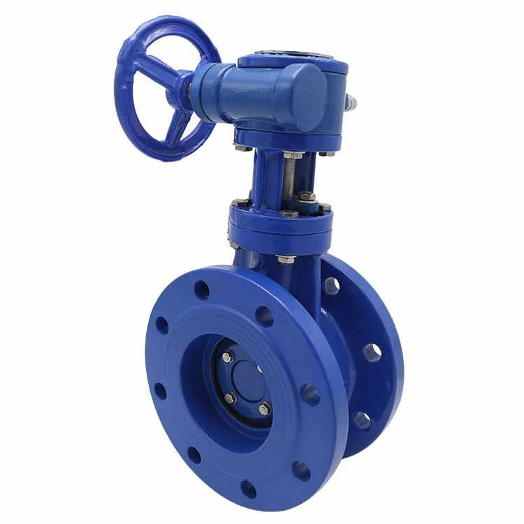 
Bundor DN100 Soft Seal Double Eccentric ductile iron Flange Valve 