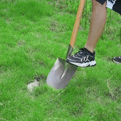 High quality steel shovel head Gardening shovel pointed planting flowers and vegetables large  shovel