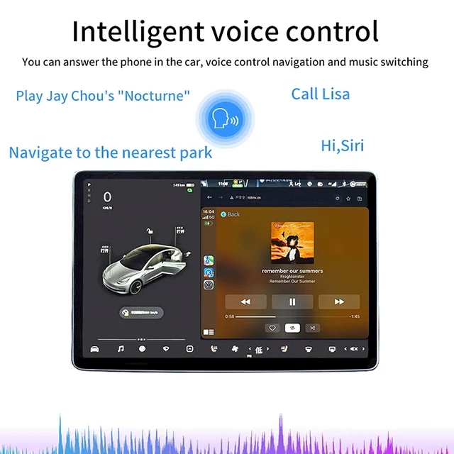 Wireless CarPlay Android auto Mini Box Adapter For Tesla Model 3/X/Y/S CarPlay Wireless Activator Navigation Spotify Siri iOS16