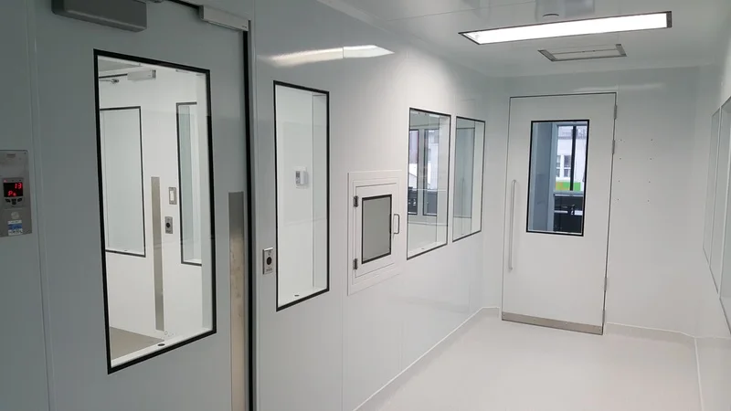 Laboratory Hard Wall ISO 7 Cleanroom Assembly Modular Portable Clean Room Project