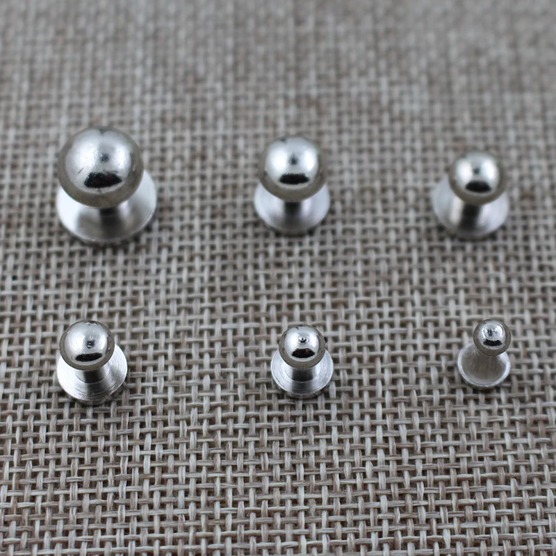 Factory wholesale brass round head the pacifier nail for phone case,monk Head Button