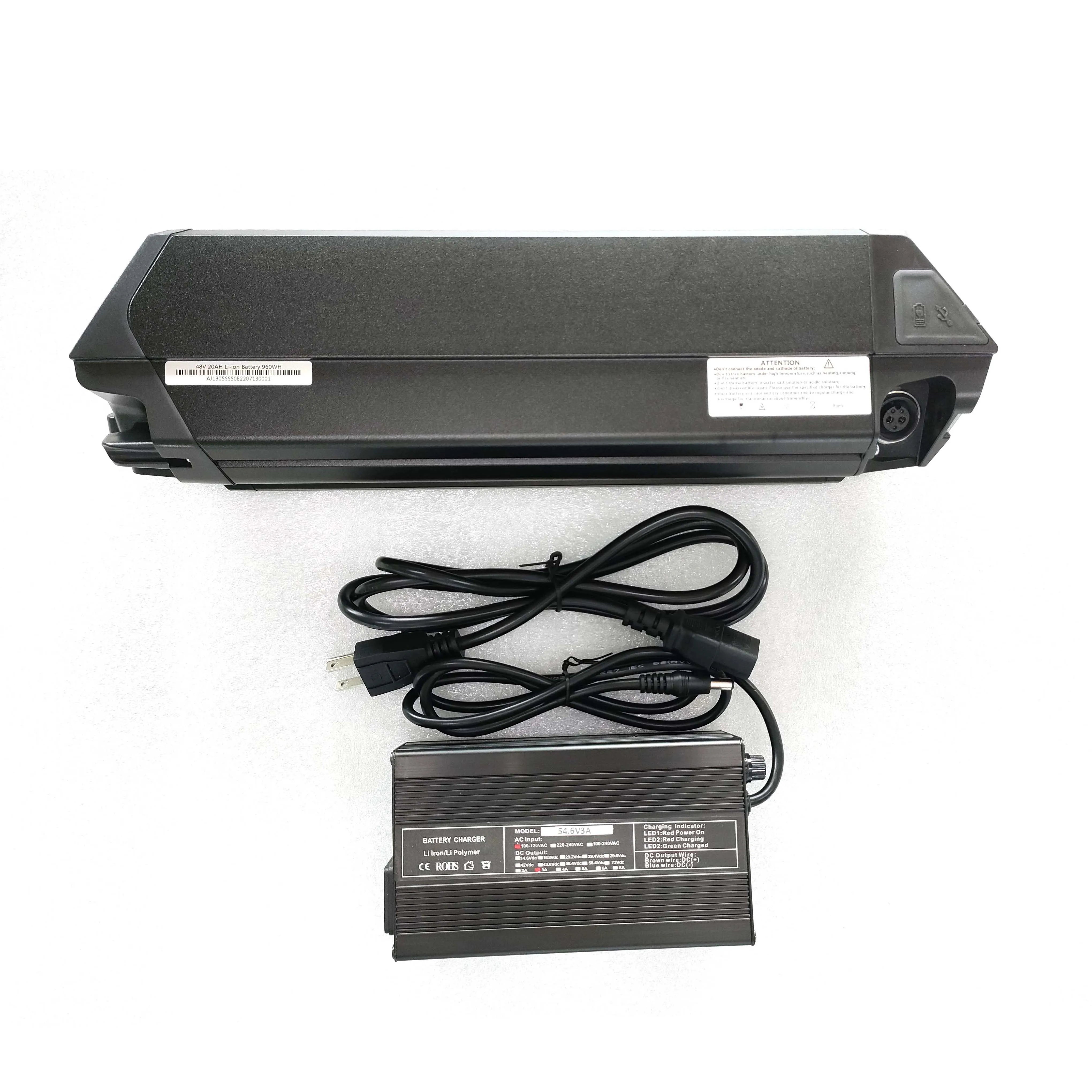 Downtube Battery Reention Dorado 21700 440L 48V20Ah 52V 15Ah Ebike Battery 48V Lithium Battery And Charger For Electric Bike