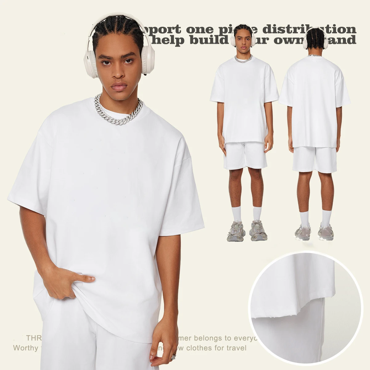 Premium Materials Unisex Wholesale Custom Garment Wash Short Sleeves Oversize 100% Cotton Blank t Shirts