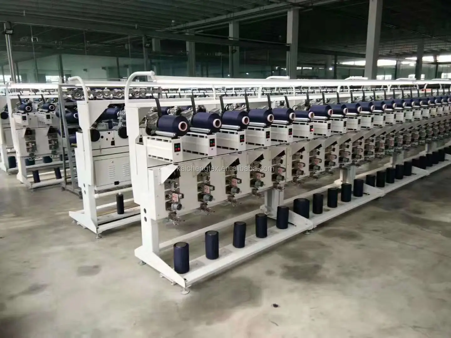 KC212B  Filament Yarn  Winder Rewinding Machine Cone To Cone Semi Automatic Bobbin Winding Machine