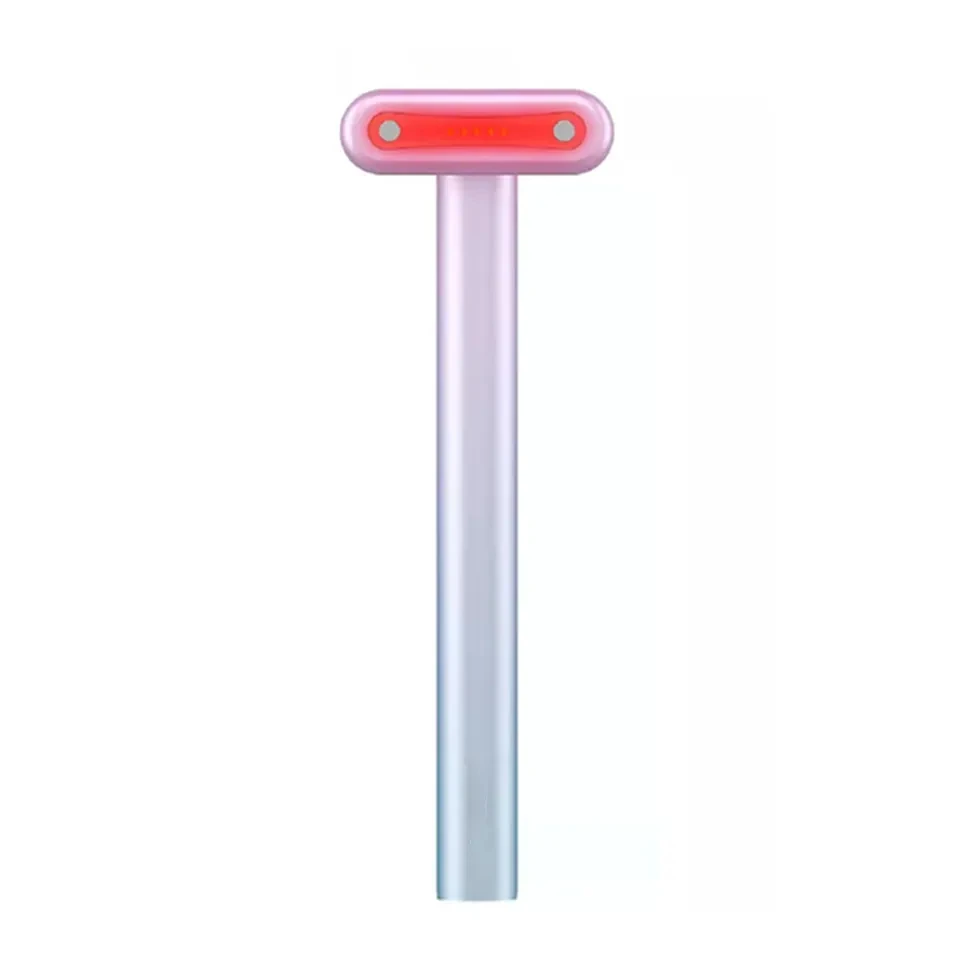 4 in 1 Skincare Wand Facial Massage Eye Beauty Wand Massager with Red Light Therapy