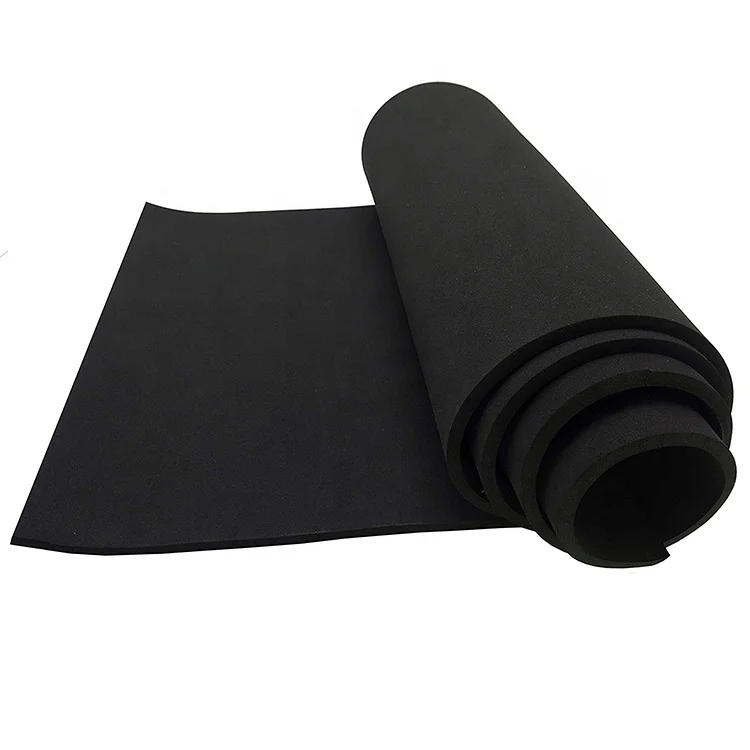 Custom Shapes eva foam mat roll 2mm 4mm 5mm 8mm black sponge sheet eva foam roll