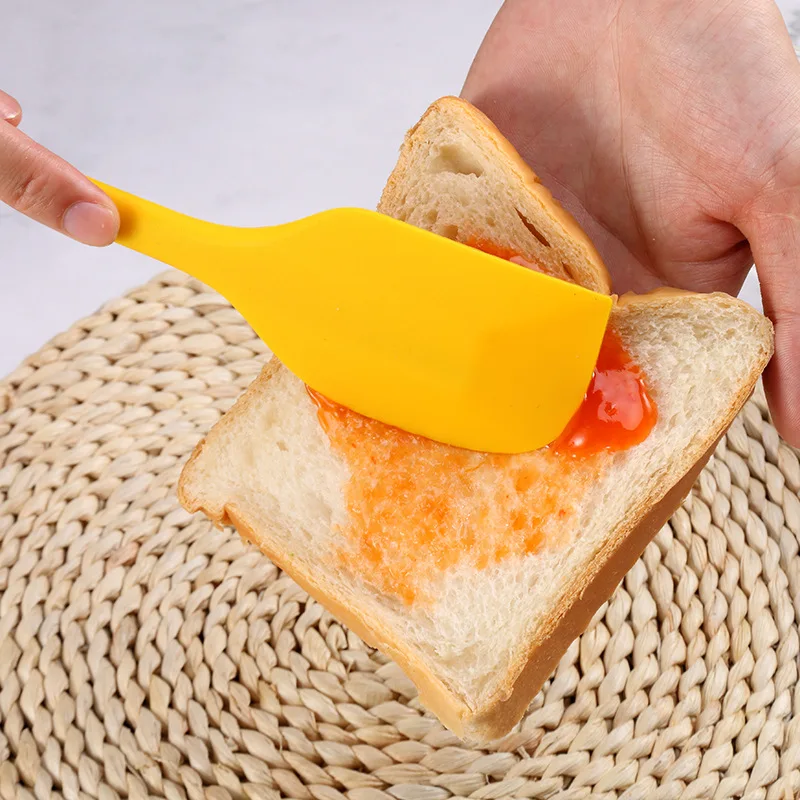 Heat-Resistant Mini Silicone Spatula Set With Nylon Core