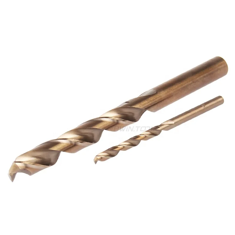 
BWIN OEM Factory 304 stainless steel Straight shank twist drill bit for steel and copper drilling 
