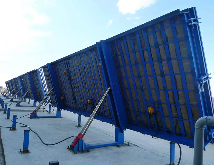 Wall Panel Precast Form Works Of Table Molds For Beton Panel Vibrating Concrete