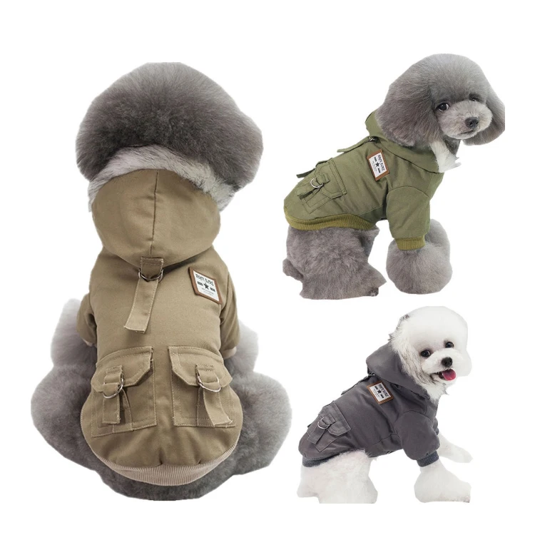 Wholesale Dog Vest Coat Winter Cold Weather Jacket Sweater For Winter warm Dog clothes