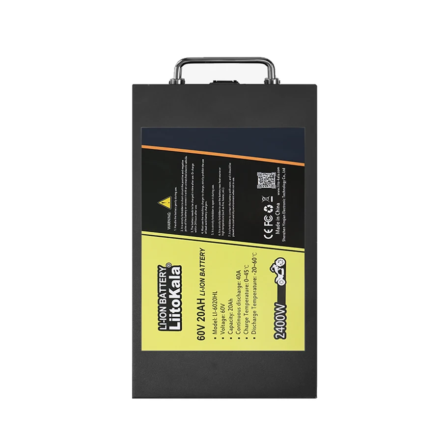 High quality rechargeable 60v 20ah CityCoco scooter lithium battery LiitoKala