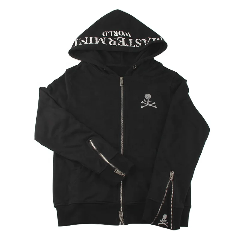 Fashion Hip-Hop Style Fall Hoodie 100 Cotton Sweater Custom Printing Logo Full Zip Casual Sweater Hoodies