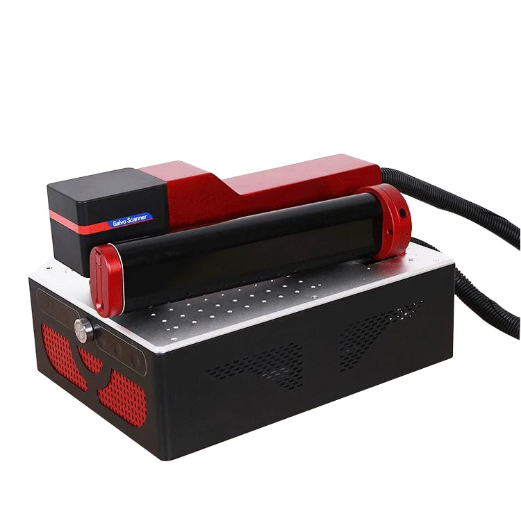 20W 30W Desktop Small Portable Optical Fiber Laser Marking Machine Made In China