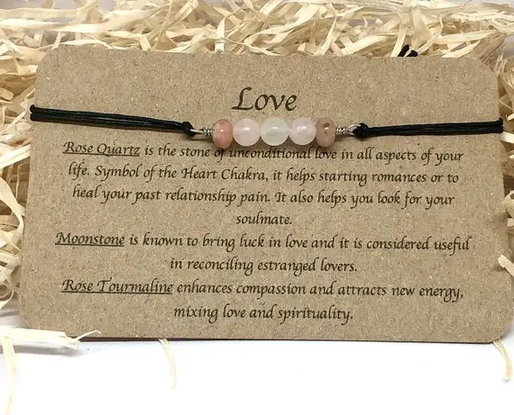 Zooying Yoga Meditation Anxiety Bracelet Women Natural 7 Chakra Stone Crystal Rose Quartz Amethyst Beaded Bracelets with Cards