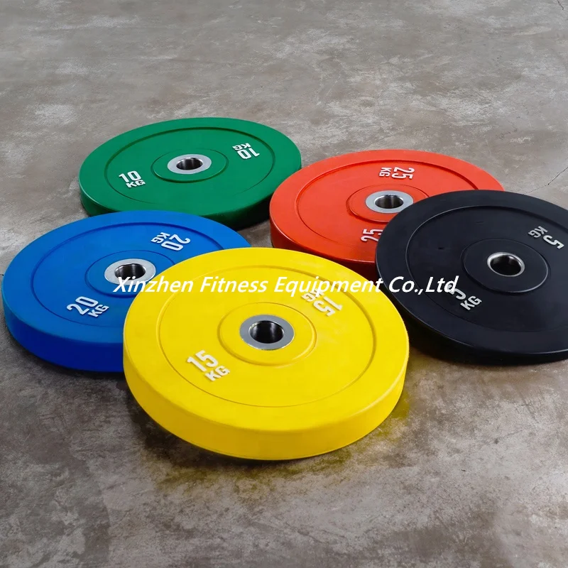 Factory Price Color Competitive Rubber Bumper Weight lifting Plate for Body Fitness