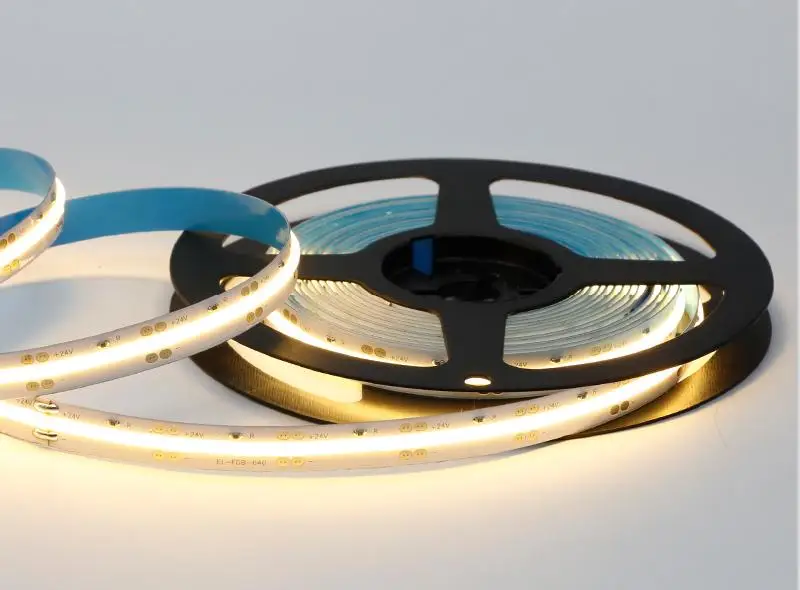 5M 12v 24v 320LEDs/m 2700K/3000K/4000K/6000K White COB Led Strip use for  USB Dimmer Controller