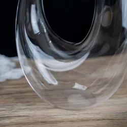 Hand-made Crystal Glass Decanter set Red Wine Carafe with Cleaning Beads and Wine Aerator Lead-free Crystal Glass