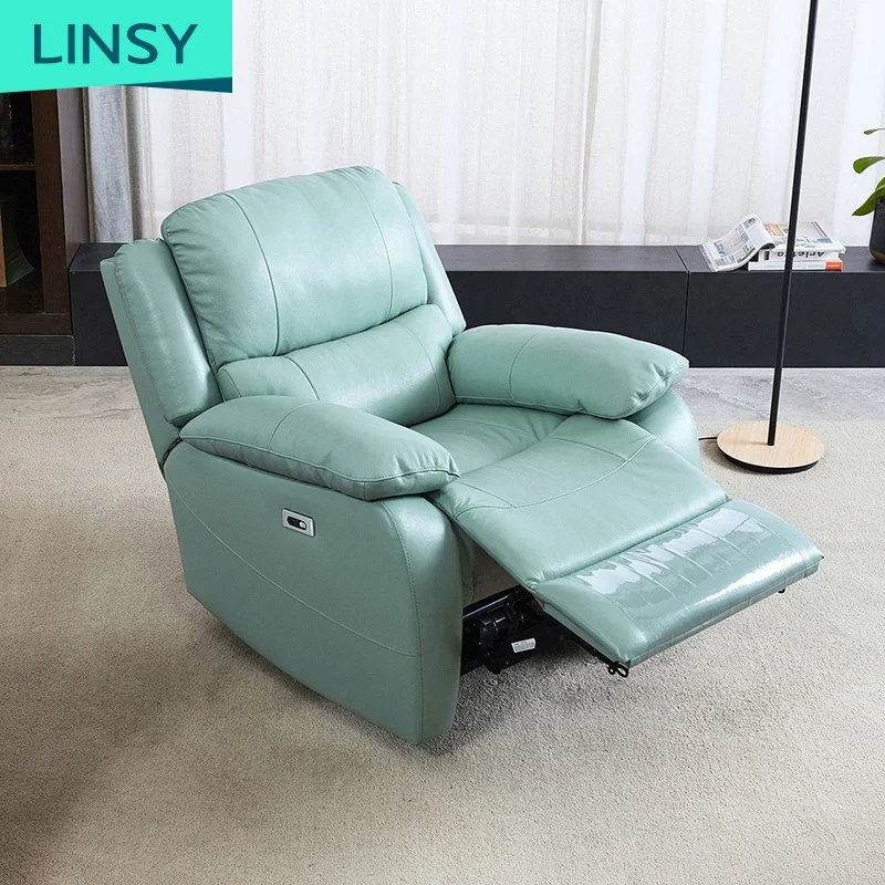 Linsy Leather Single Recliner Sofa Recliner Chair