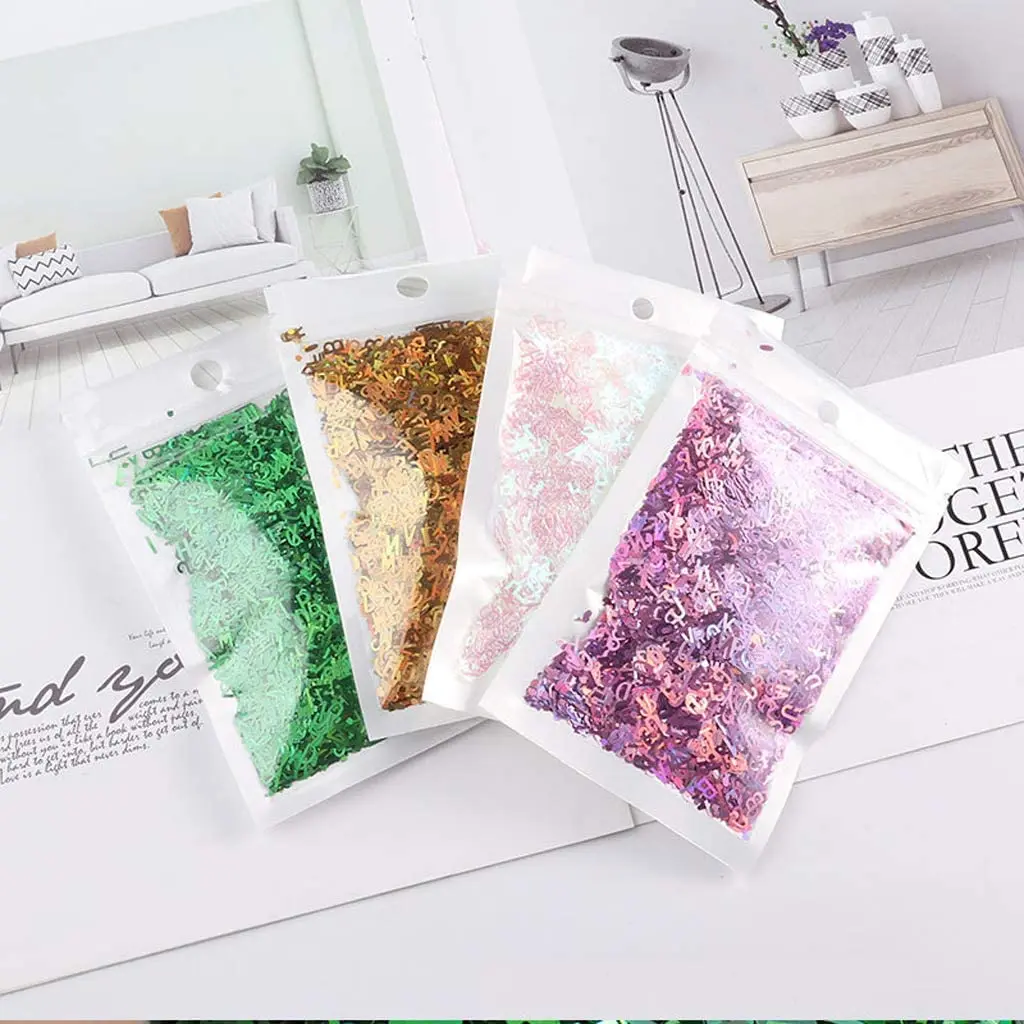 Wholesale alphabet Chunky   Supplies glitter Acrylic Nail Face Hair Eyeshadow Lip Gloss Making