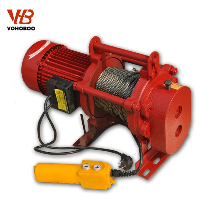 Golden Supplier Guarantee Quality 380V 300/1200/2000KG Electric KCD Winch With Competitive Price