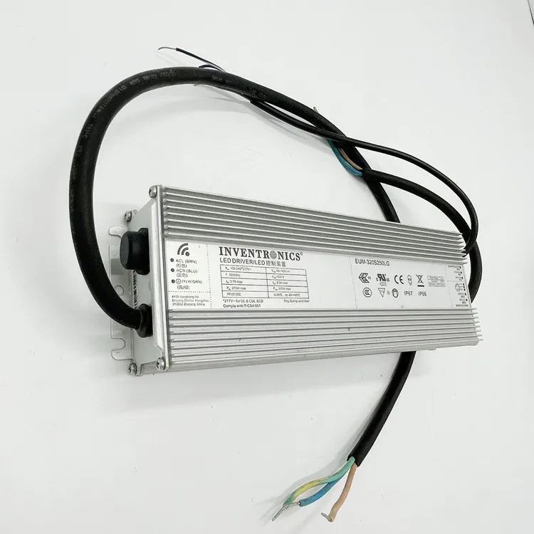10KV Inventronics 320W constant current led driver 1050mA 1500mA 2500mA 5000mA 7600mA EUM-320S inventronics eum320s250mg