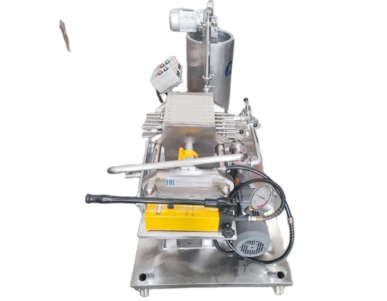 Pilot filter press and pump for lab